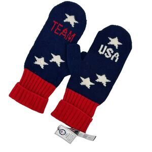 Polo by Ralph Lauren Red and Blue USA Mittens